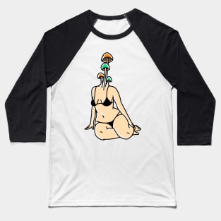 Mushroom Lady Baseball T-Shirt